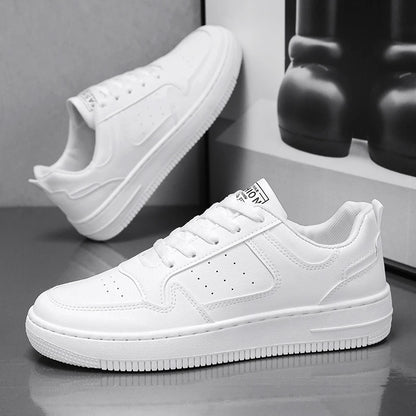 Men's Shoes Explosion Thick Soled Leather Small White Shoes Men's Trendy Shoes with Fashion Board Shoes Street Casual Shoes - Ellianto fashion Men's