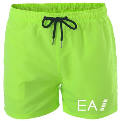 Set 2025 Summer men's swimwear and shorts brand swimwear, sexy swimwear, low-waist breathable swimwear, beach surfing swimming trunk - Ellianto fashion Men's