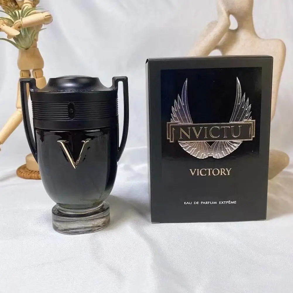 100ML 3.4FL.OZ INVINCIBLE AQUA Men's Perfume EDP Woody Aquatic Notes Fresh Ocean Fragrance Spray Parfum Warrior Trophy Perfume - Ellianto fashion Men's