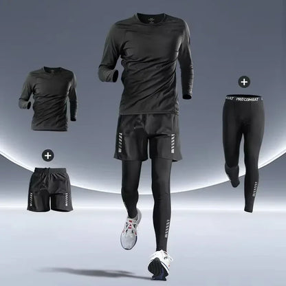 Men’s Premium Sports Set – Quick-Dry, Night-Safe & High-Performance for Running, Cycling & Training