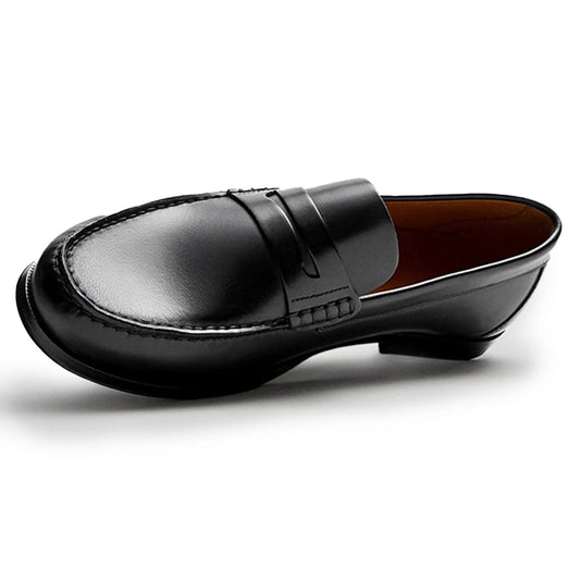 Vintage Top Layer Genuine Leather Slip on Loafers Breathable Moccasins Driving Design Casual Cowhide Shoes for Men - Ellianto fashion Men's