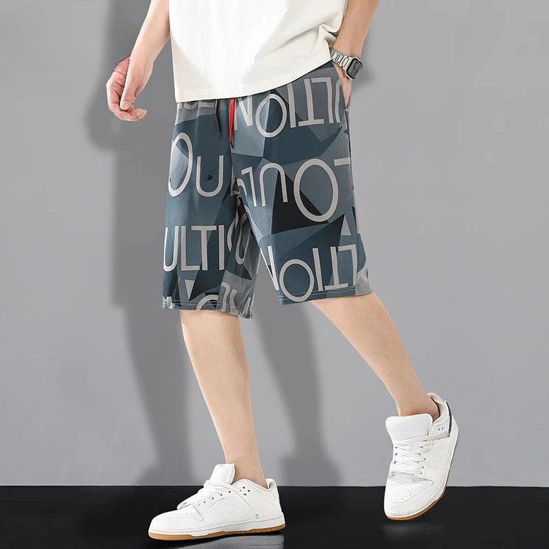 Shorts for Men Board Beach Swim Man Short Pants Bermuda Quick Dry Long Graphic Casual in Bulk Fashion Summer New Pant 2025 Thin - Ellianto fashion Men's