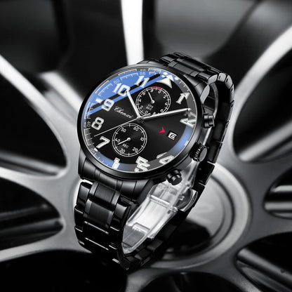 NEW Fashion Multifunction Men for Watches Top Brand Casual Sports Waterproof Wristwatch Chronograph Calendar Men's Watch Gifts - Ellianto fashion Men's