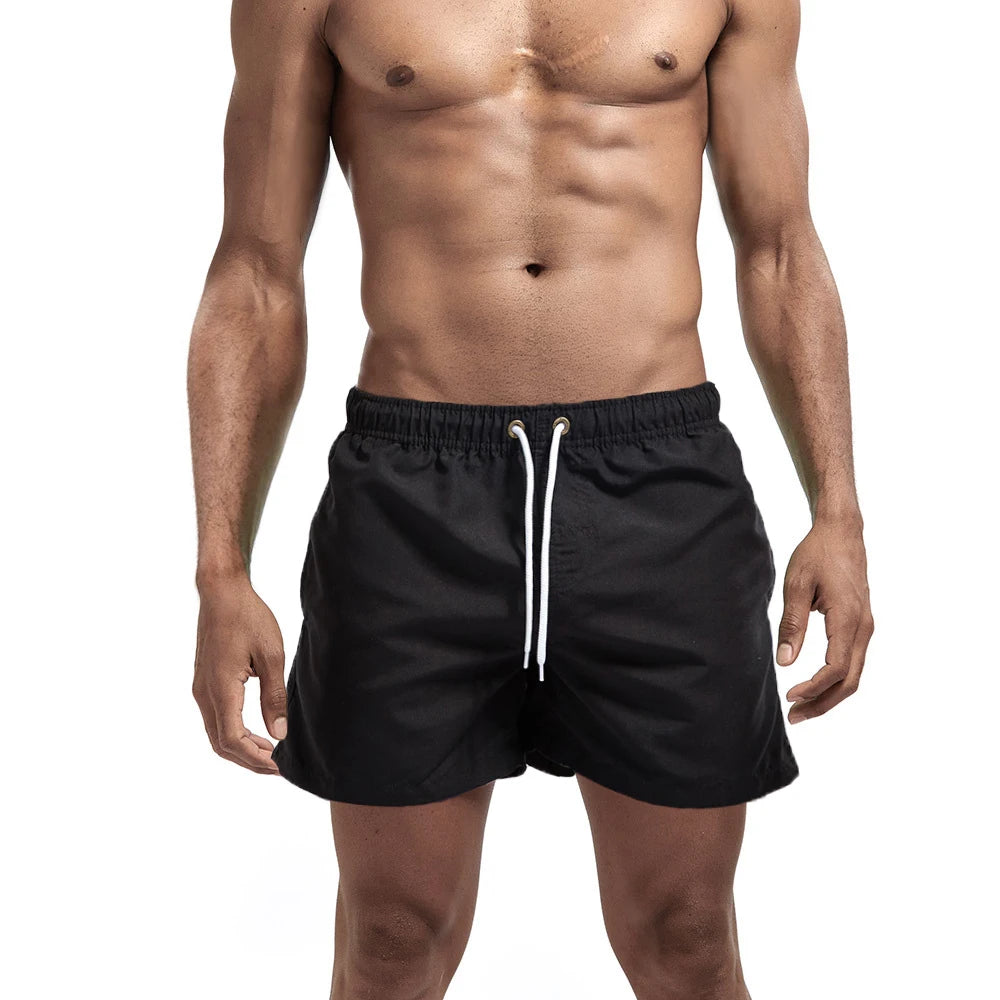 Men's Swim Shorts Swim Trunks Quick Dry Board Shorts Bathing Suit Breathable Drawstring With Pockets for Surfing Beach Summer - Ellianto fashion Men's
