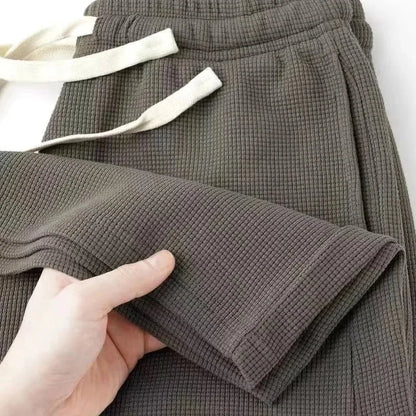 Spring Autumn Men's Sports Casual Pants Loose Cuffed Sweatpants Comfortable Breathable Male Model Spring Autumn Style