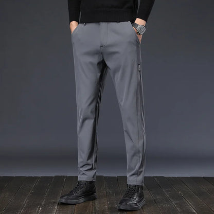 Men's Golf Pants 2025 Spring Autumn High Elasticity Fashion Casual Versatile Breathable Quality Trousers for Comfortable Wear - Ellianto fashion Men's