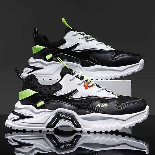 Men's Sneakers Fashion Quality Versatile Elevated Basketball Shoes Comfortable Casual Running Men Shoes Tenis Masculino - Ellianto fashion Men's