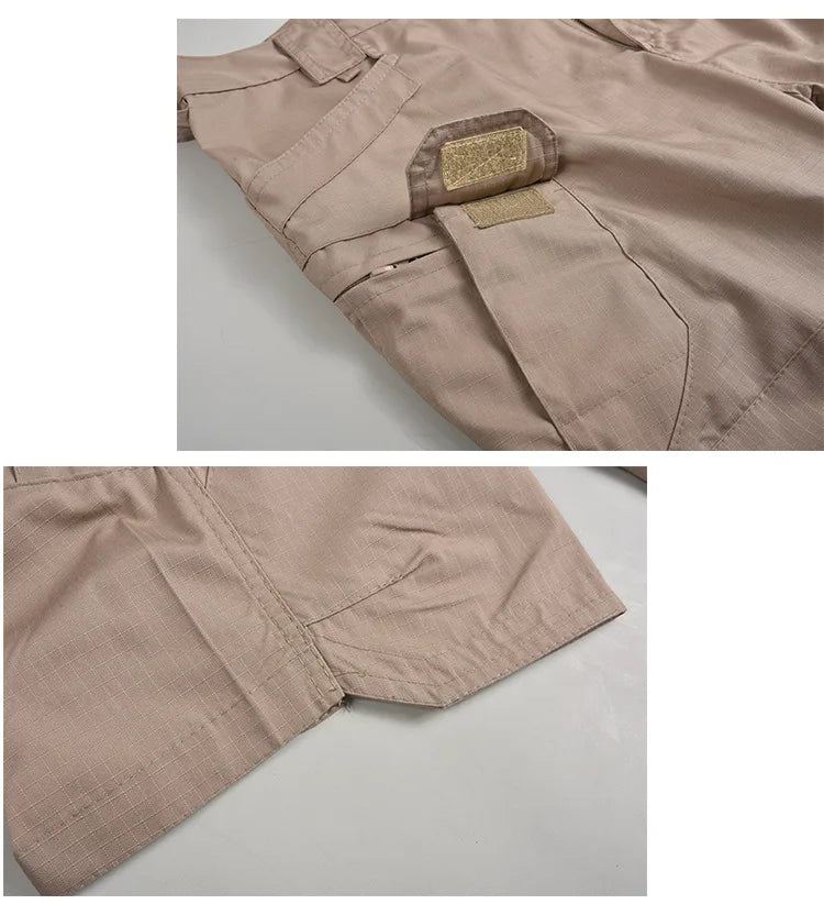 Men's Breathable and Wear-Resistant Urban Tactical 5-Inch Shorts - Tactical Military Fanatic Outdoor Training Hiking Shorts - Ellianto fashion Men's