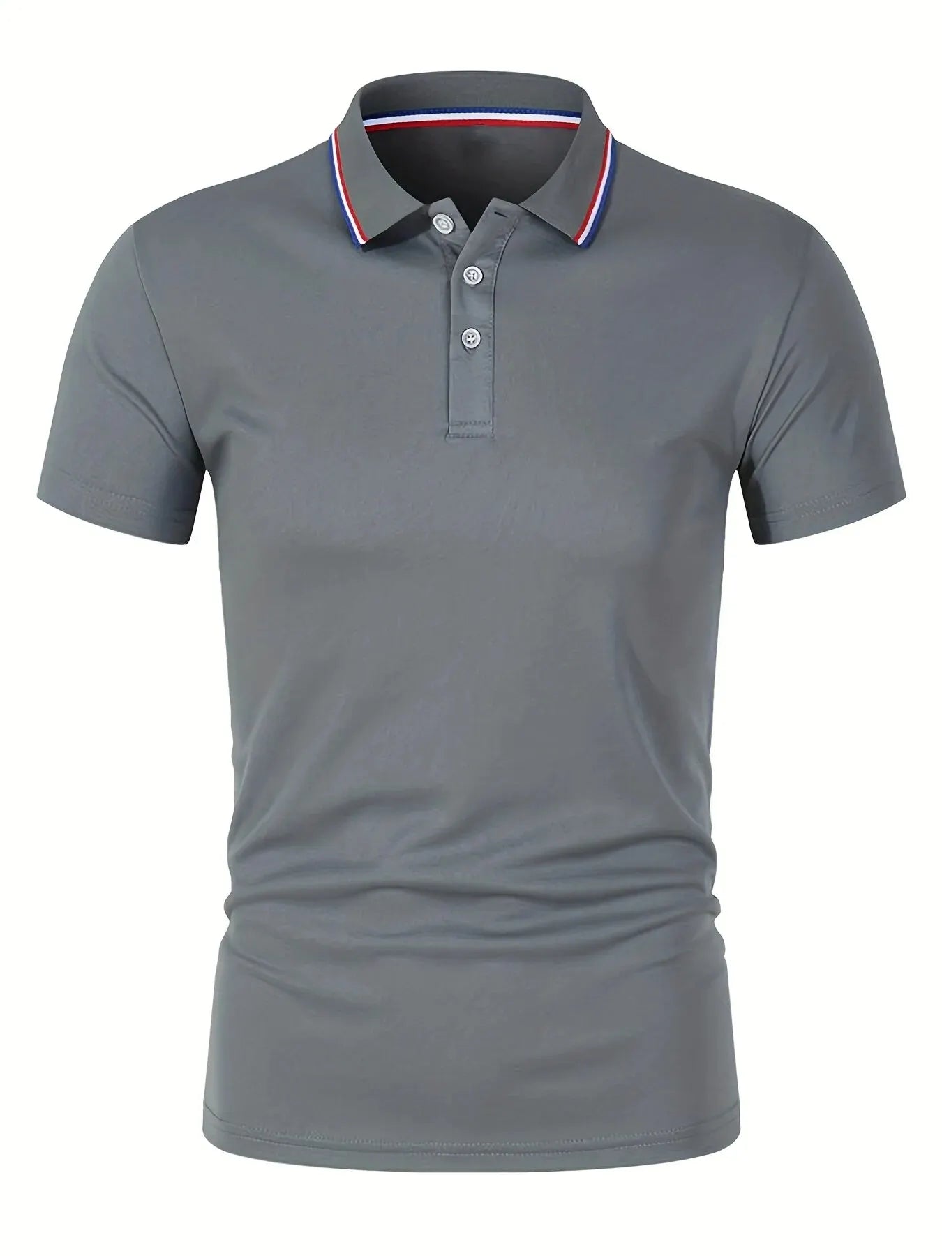 2025 Hot Sale Men's Summer Casual Breathable Comfortable Polo Shirt Men's Solid Color High Quality Short Sleeve T-Shirt - Ellianto fashion Men's
