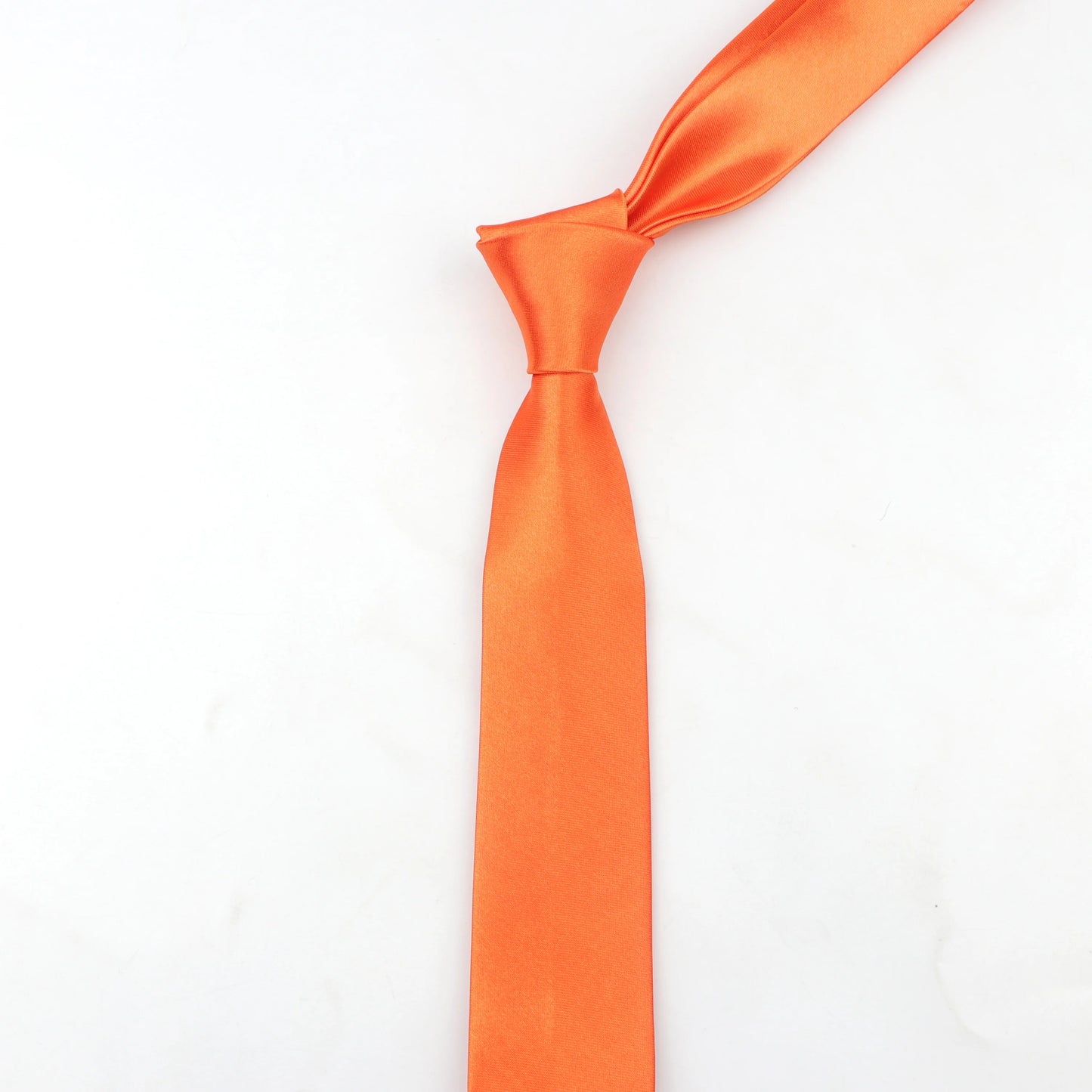 10/12PCS Tie for Men Wholesale 28 Solid Colors Slim Necktie Polyester Satin Cravat Formal Party Ties Fashion Daily Accessory - Ellianto fashion Men's