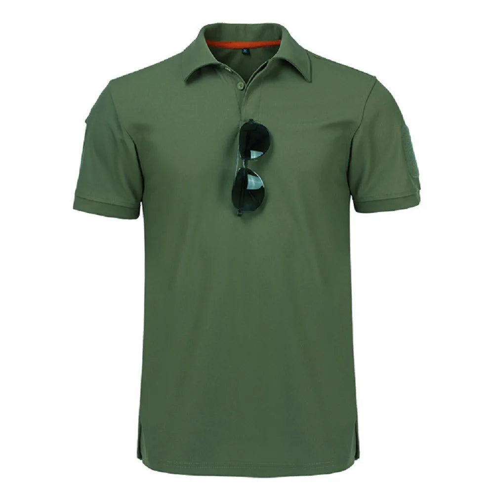 Men Polo Short Sleeve POLOS Sports Fitness Shirts T-Shirt Mesh Tshirt Goldwing GL1800 Japan Motocycles Lapel Tops Tee POLOS - Ellianto fashion Men's