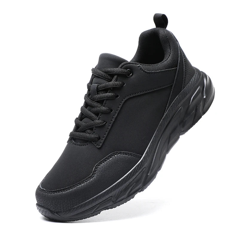 Autumn Men Sneakers Thick Soled Casual Shoes Men Cushioning Sports Shoes Outdoor Waterproof Walking Shoes Plus Size 39-48 - Ellianto fashion Men's