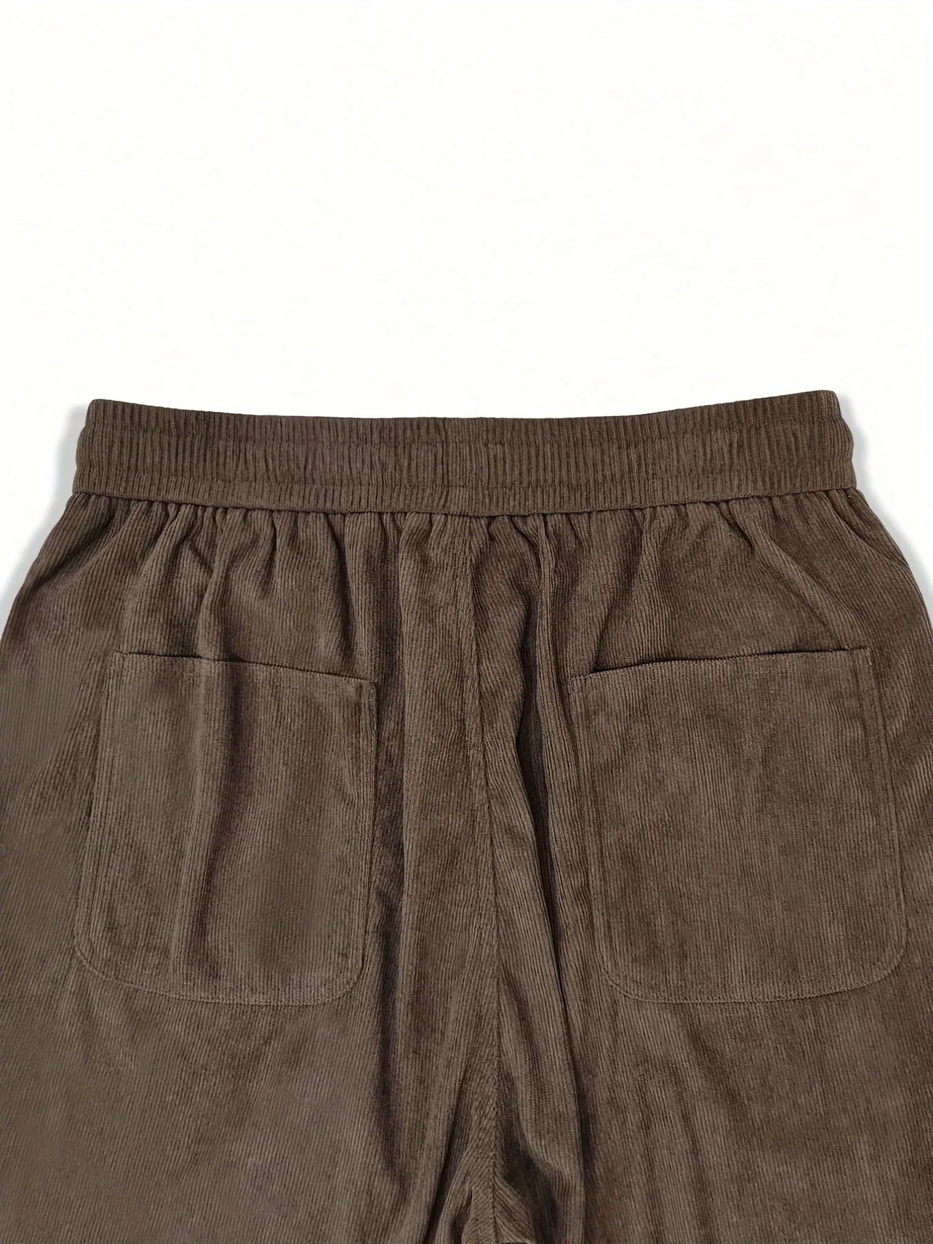 Corduroy pants men clothing Sweatpants Loose-Fit Casual Pants man baggy hosen Regular Length Trousers men cargo pants women - Ellianto fashion Men's