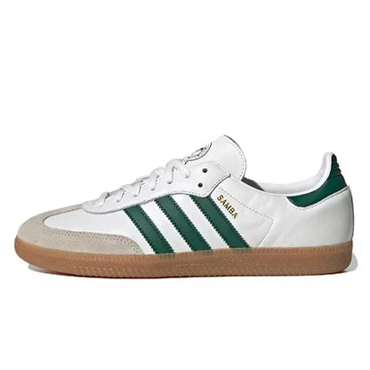 Classics Adidas Originals Samba White Low Flat Skateboarding Shoes for Men Women Unisex German Training Board Shoes - Ellianto fashion Men's