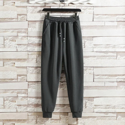 Casual Men's Sport Suit Loose Fit Hooded Cardigan Sweatshirt Pants Set Spring Autumn Season Stylish Outfit - Ellianto fashion Men's