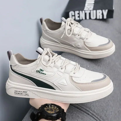 Men's Vulcanize Shoes Casual Non-slip Work Sneakers Male Korean Style Offer Breathable Autumn Trendy Cheap High Quality Fashion - Ellianto fashion Men's