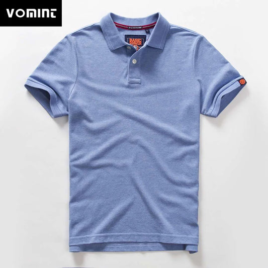Summer Mens Polo shirts Cotton Shirts Short Sleeve Letter Embroidered Emblem Simple Shirt for Male Size M-3XL BP6900 - Ellianto fashion Men's