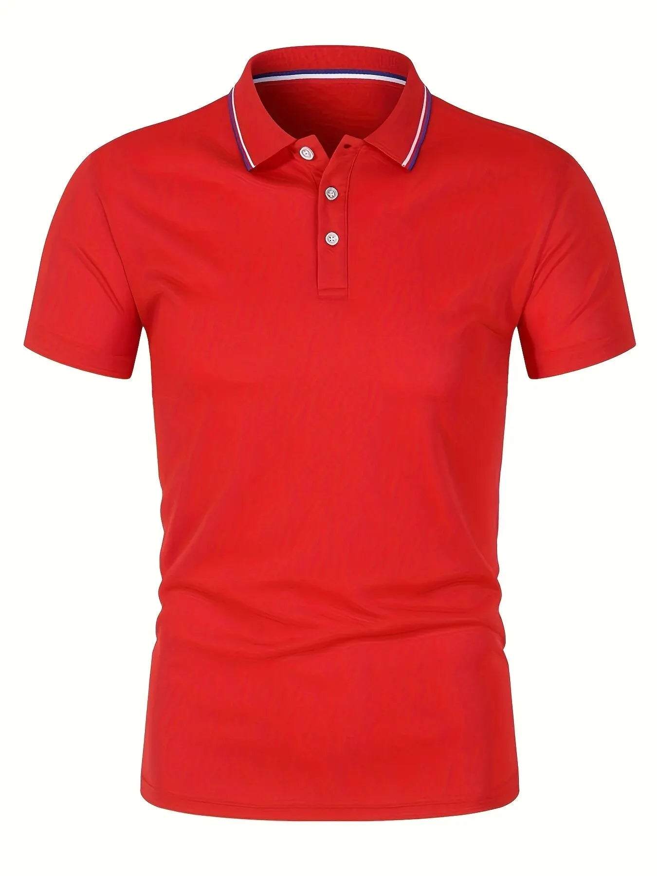 2025 Hot Sale Men's Summer Casual Breathable Comfortable Polo Shirt Men's Solid Color High Quality Short Sleeve T-Shirt - Ellianto fashion Men's