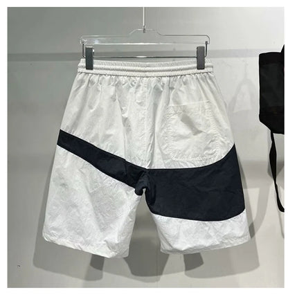 Nike Black Navy Fashion Cool Breathable Men Spring Summer Quick Drying Casual Short Pants Exercise Shorts Male Streetwear - Ellianto fashion Men's