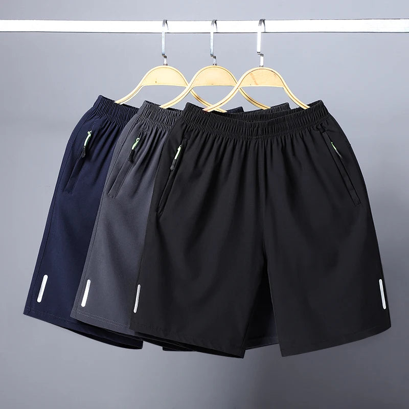 3XL Quick Dry Jogging Fitness Shorts Men Summer Sports Bottoms Thin Breathable Beach Short Pants Male Running Shorts Lightweight - Ellianto fashion Men's