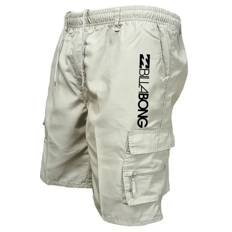 Summer 2025 new shorts, men's casual shorts, fashionable multi-pocket running shorts, loose sports basketball coach shorts - Ellianto fashion Men's