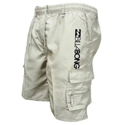 Summer 2025 new shorts, men's casual shorts, fashionable multi-pocket running shorts, loose sports basketball coach shorts - Ellianto fashion Men's