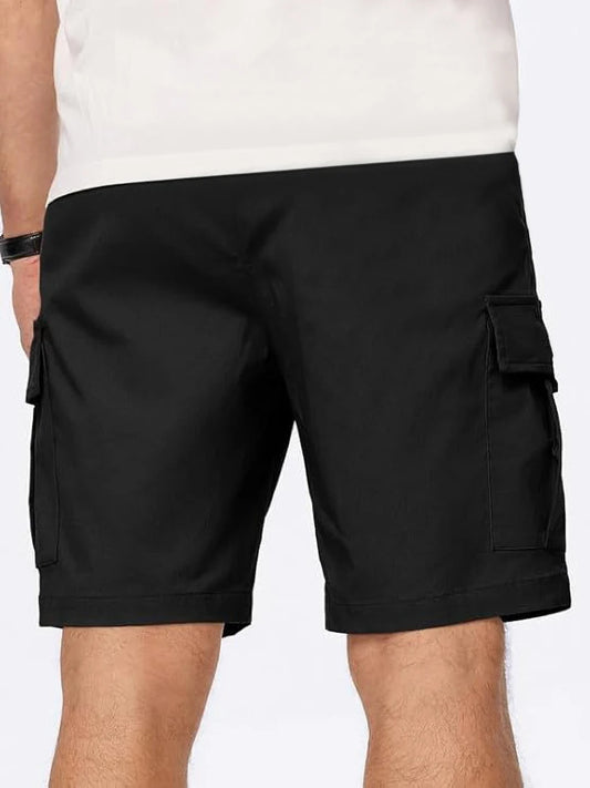 2025 New Men's Cargo Shorts Multi-Pocket Overalls Summer Light weight Comfortable Pants Outdoor Casual Sports Pants - Ellianto fashion Men's