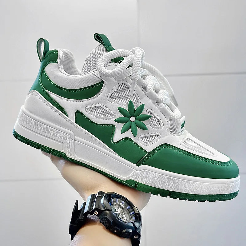 Men Platform Vulcanized Shoes New Fashion Increased Thick Sole Breathable Casual Wear Resistant Casual Sports Shoes for Men - Ellianto fashion Men's