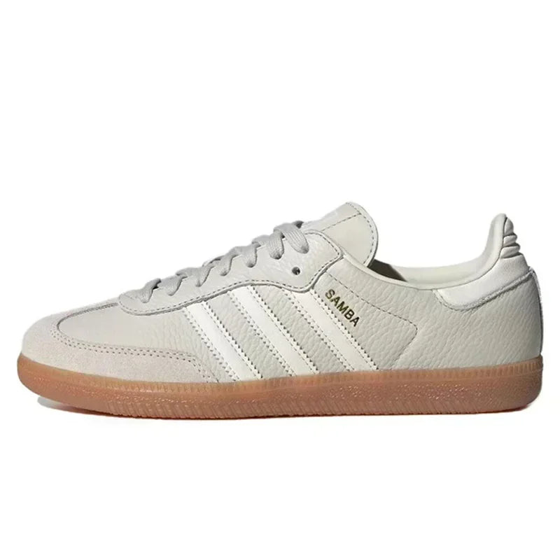 Classics Adidas Originals Samba White Low Flat Skateboarding Shoes for Men Women Unisex German Training Board Shoes - Ellianto fashion Men's