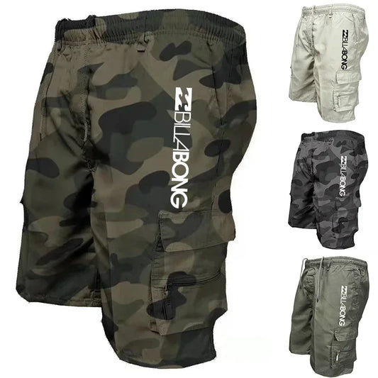 Summer 2025 new shorts, men's casual shorts, fashionable multi-pocket running shorts, loose sports basketball coach shorts - Ellianto fashion Men's