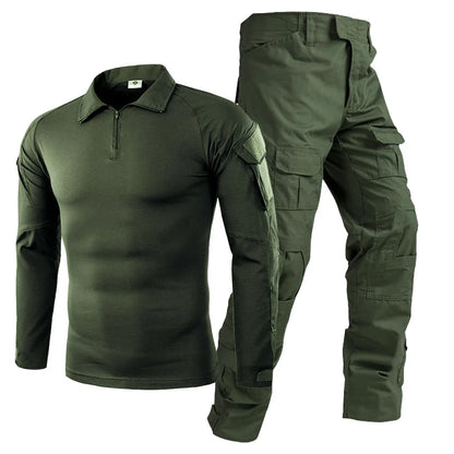 Tactical Uniform Suits Milit Outdoor Camouflage Suit Hunting Shirts Pants Fish Trainning Airsoft Paintball Clothes Sets - Ellianto fashion Men's