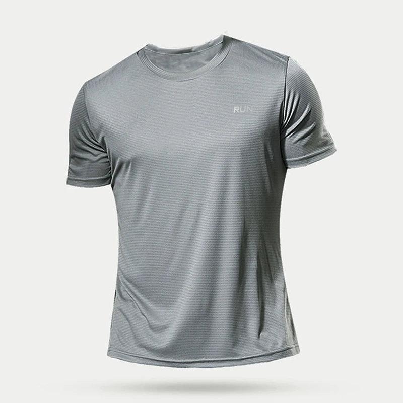 Set Summer Sport Gym t Shirt Men Quick Dry Running Bodybuilding Shirts Men Short Sleeve Fitness Tops Oversized Brazil t-Shirt Jersey - Ellianto fashion Men's