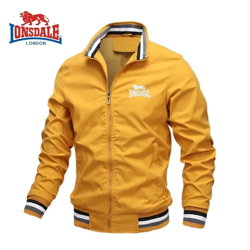 High End Embroidered CAMEL High-quality Men's Zippered Jacket, Spring and Autumn Fashionable Casual Outdoor Sports Jacket Top - Ellianto fashion Men's