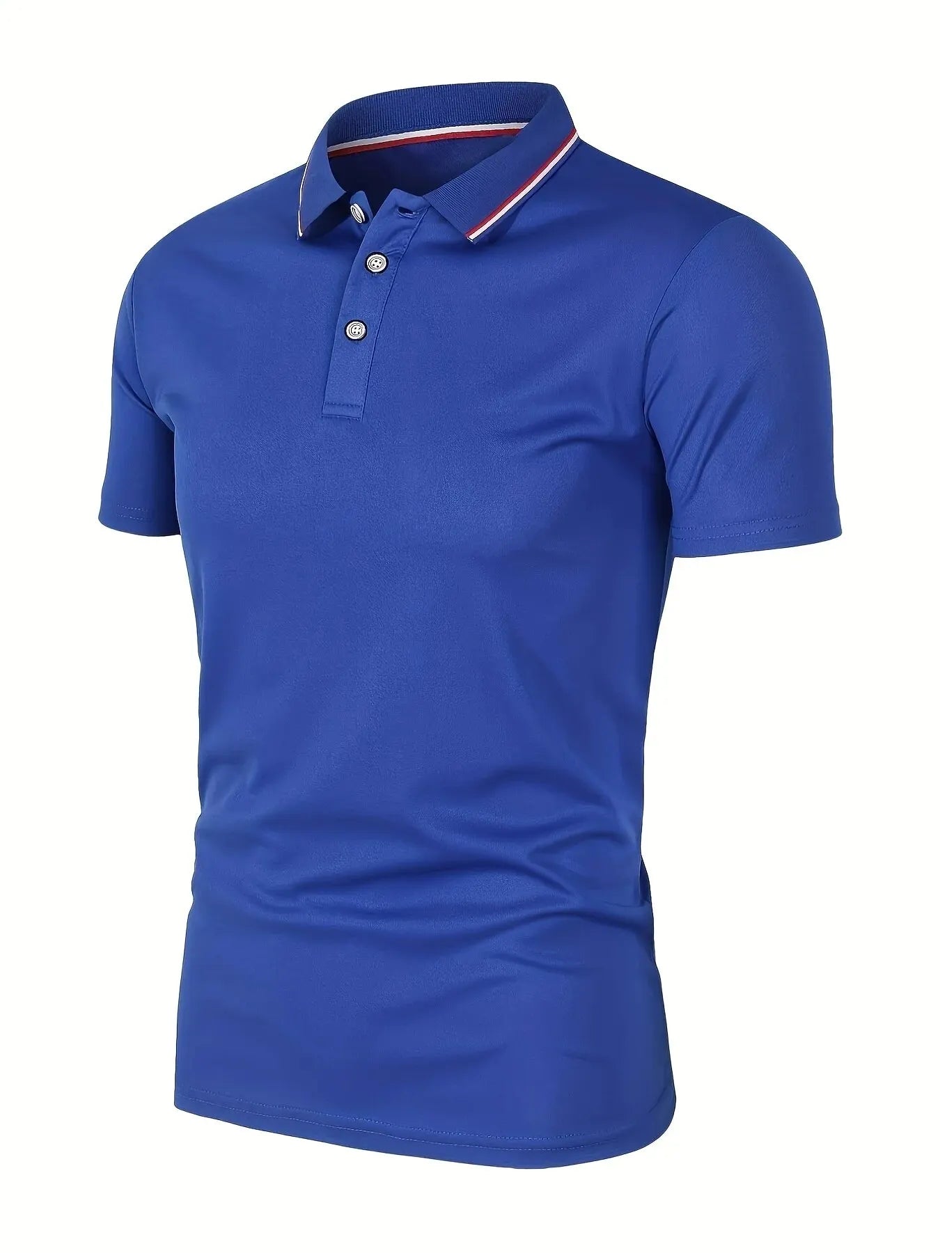2025 Hot Sale Men's Summer Casual Breathable Comfortable Polo Shirt Men's Solid Color High Quality Short Sleeve T-Shirt - Ellianto fashion Men's