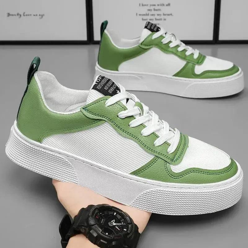 Men's Vulcanize Shoes Casual Non-slip Work Sneakers Male Korean Style Offer Breathable Autumn Trendy Cheap High Quality Fashion - Ellianto fashion Men's
