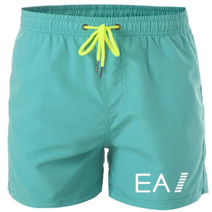 Set 2025 Summer men's swimwear and shorts brand swimwear, sexy swimwear, low-waist breathable swimwear, beach surfing swimming trunk - Ellianto fashion Men's