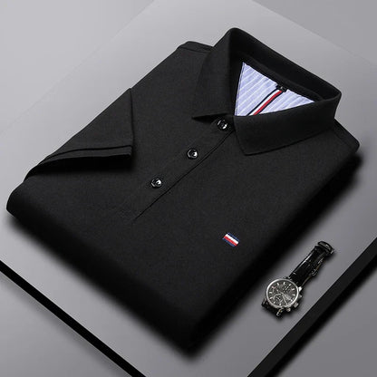 Men's Casual Fashion Polo Shirt Breathable and Comfortable Embroidered Top - Ellianto fashion Men's