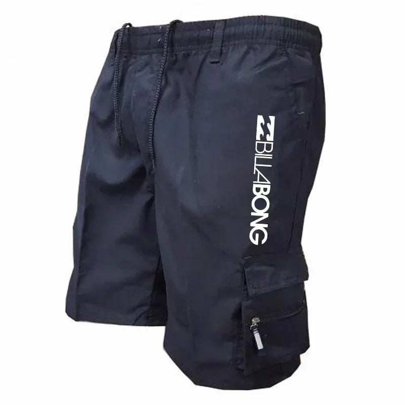 Summer 2025 new shorts, men's casual shorts, fashionable multi-pocket running shorts, loose sports basketball coach shorts - Ellianto fashion Men's