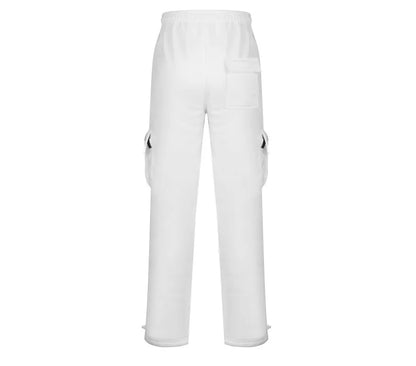 Men's Trousers Work Attire Foot Drawstring Leisure Sports Thickened Pocket Solid Color Four Seasons Loose Pants - Ellianto fashion Men's