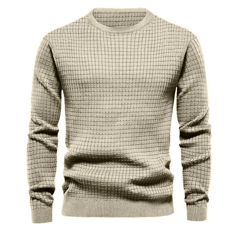 New Men's Crew Neck Sweatshirts Solid Color Large Sweatwear Spring Outdoor Jogging Tops - Ellianto fashion Men's