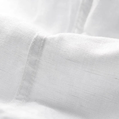 Summer Japanese-Style Linen Shirt – Breathable, Lightweight Comfort with Effortless Casual Elegance for the Modern Gentleman