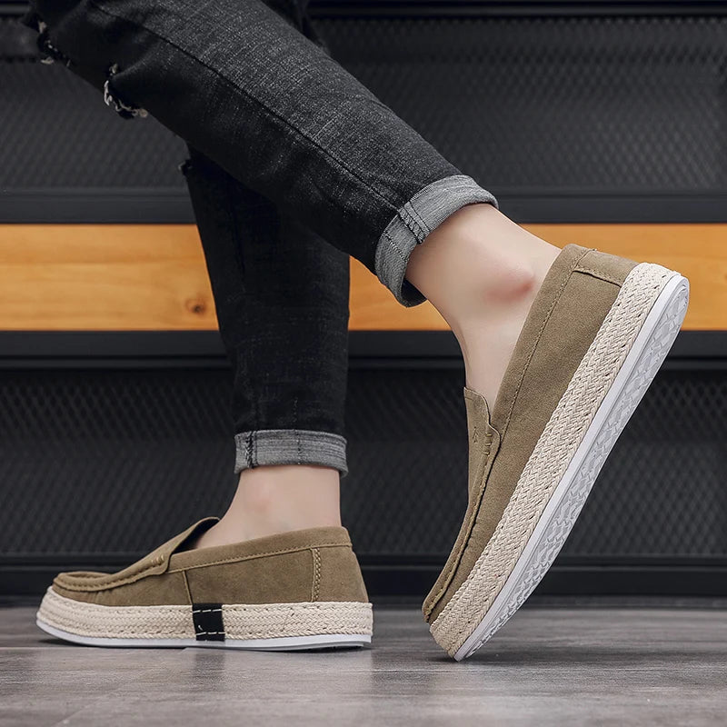 Shoes For men Summer Breathable One Foot Men Casual Shoes Low Cut Comfortable Walking Shoes Sneakers - Ellianto fashion Men's