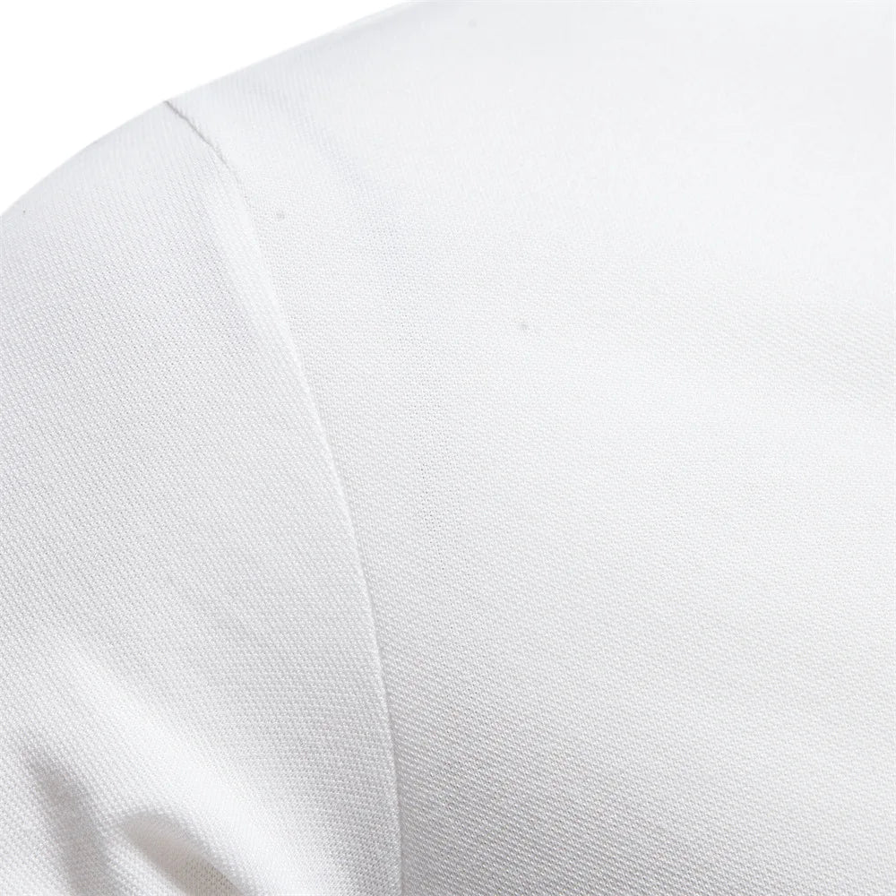 2025 Premium Men's Polo Shirt Deer Embroidery Design 80% Cotton EU Size Casual Short Sleeve Shirts Business Polo Tops Hot Seller - Ellianto fashion Men's