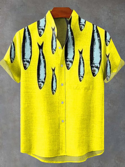 Vintage 3D Floral Printed Shirt – Lightweight Comfort and Effortless Casual Style for the Modern Gentleman