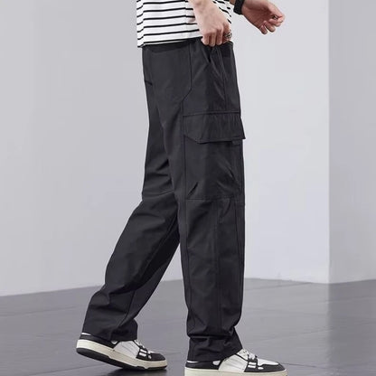 Work Wear Casual Pants Men's Breathable Loose Trousers Overalls for Men Working Clothes Comfortable Pant - Ellianto fashion Men's