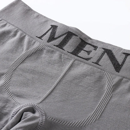 3Pcs/Lot Men's Panties Underwear Boxers Breathable Man Boxer Solid Underpants Comfortable Male Brand Shorts Black Blue Underwear - Ellianto fashion Men's