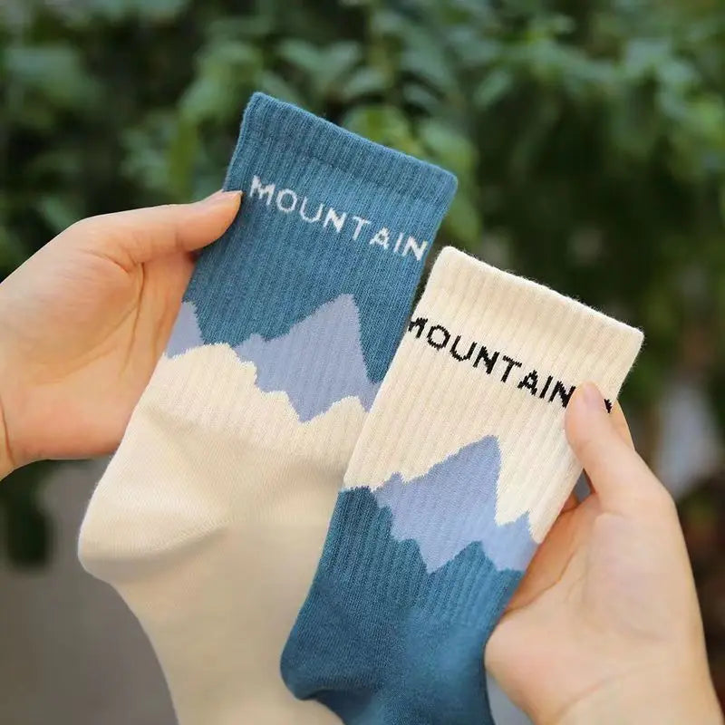 4 Pairs Of Fashionable And Soft AB Socks, Comfortable And Breathable Men's And Women's Socks, Suitable For Running And Fitness - Ellianto fashion Men's