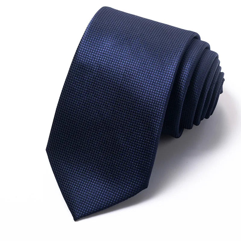 High-quality Wedding Ties For Men Fashion New Style Blue Strip Print Neckties Daily Office Apparel Accessories Gift For Man - Ellianto fashion Men's