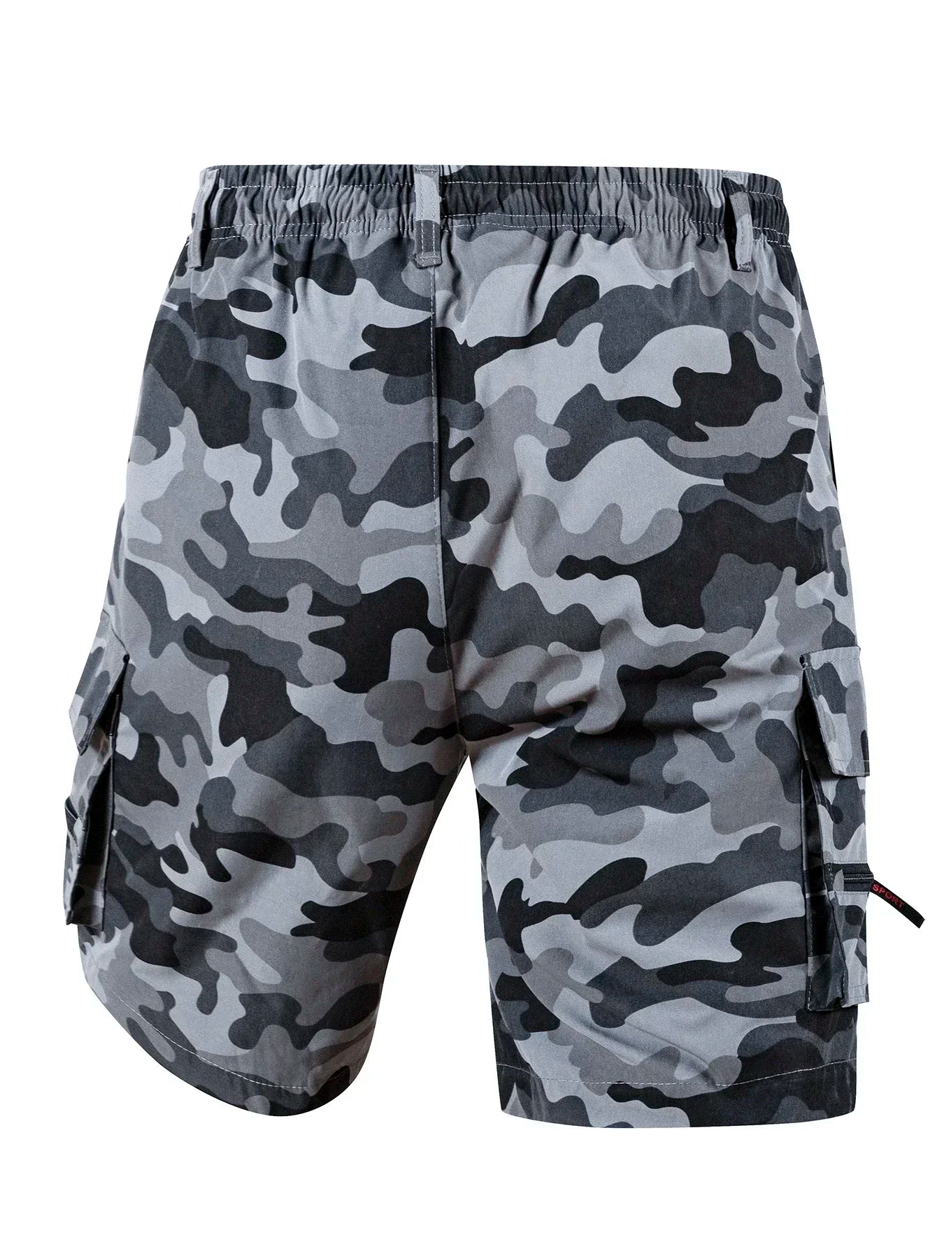 Men's Loose Cargo Shorts Multiple Pockets Sports - Inspired Casual Style Summer Running Half Pants for Outdoor Beach Fun - Ellianto fashion Men's