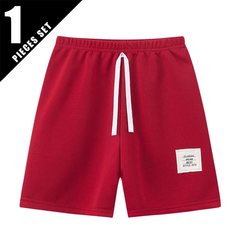 1/3 Pcs men Basic Joker Shorts Boy Leisure Sports Tether Pants Girl Fashion Comfortable Multicolor Combination Hot Pants - Ellianto fashion Men's